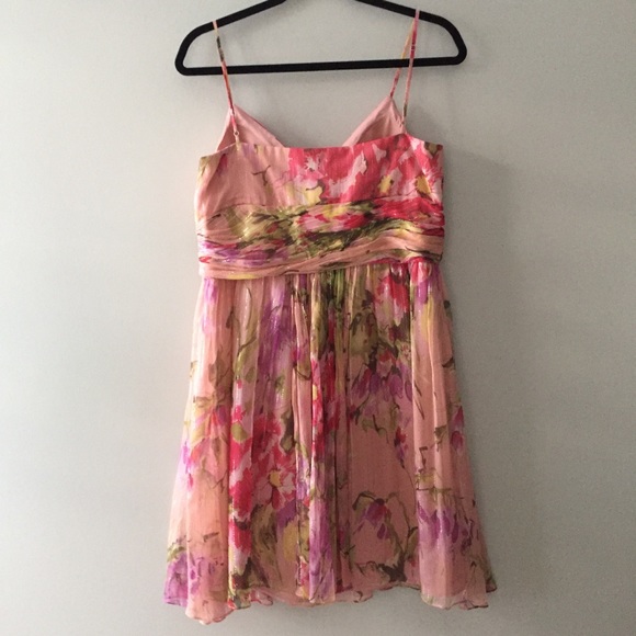 NWT OC Oleg Cassini Dress Size 14 Pink Purple - Picture 5 of 8